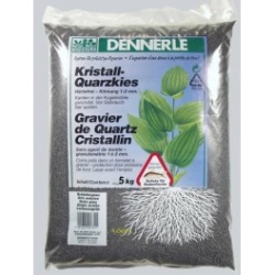 Dennerle Dennerle Ghiaia Cristallo di grigio antracite10kg