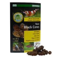 Dennerle Nano Black Cones (25pz.)